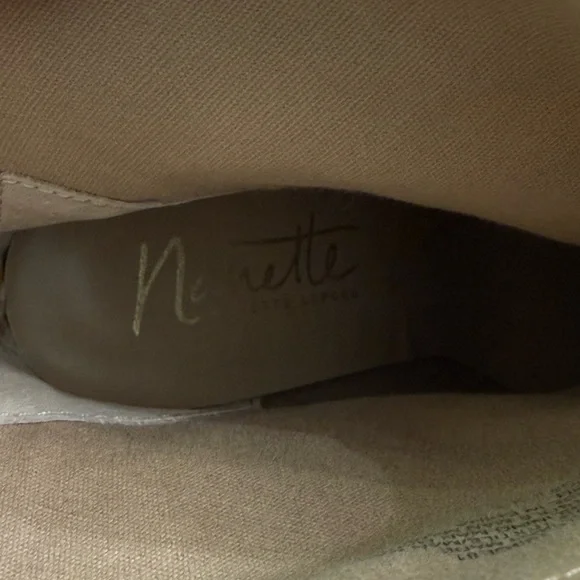 NEW Nanette Lepore Light Pink Leather High Heel Boot Back Zip Cowgirl Size 7.5 - Picture 3 of 5